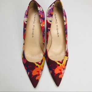 Marc Fisher Floral Pumps Size 9.5